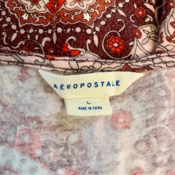 Aéropostale juniors size large sleeveless maroon sun dress with a cut-out detail - Picture 4 of 5